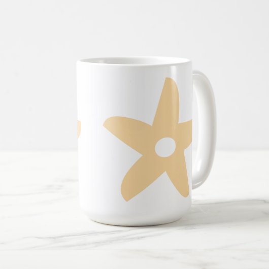 Funny Flowef Kaffeetasse (VorderseiteRechts)