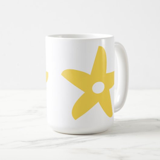 Funny Flowef Kaffeetasse (VorderseiteRechts)