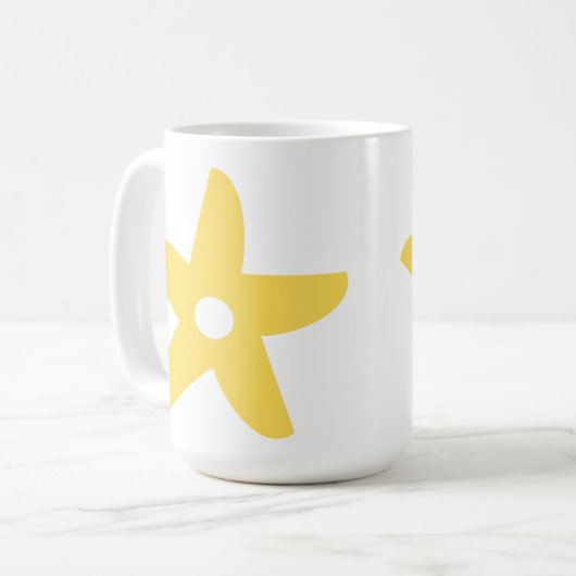 Funny Flowef Kaffeetasse (Vorderseite Links)