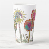 Funny Flowers  Milchtasse (Vorderseite)