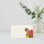 Funny | Flüchtige Blick-a-Boo-Erntedank Türkei Platzkarte (Stehend Vorderseite)