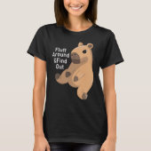 Funny Fluff Umgeben und entdecken Capybara Capy Ge T-Shirt (Vorderseite)