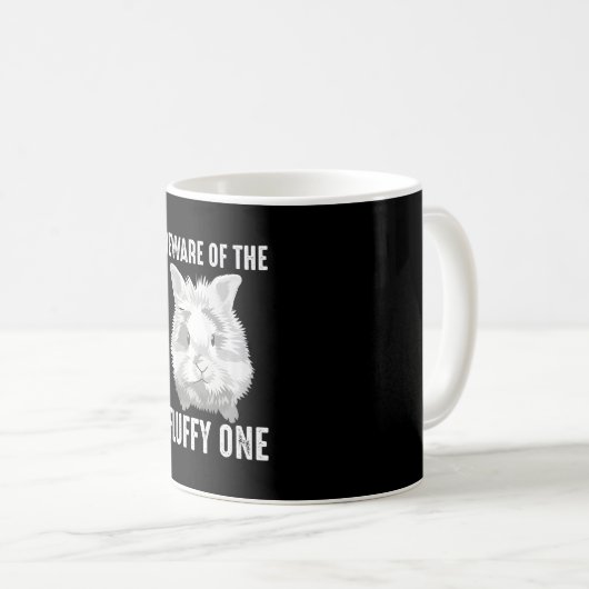 Funny Fluffy One Lionhead Bunny Rabbit Lover Kaffeetasse (VorderseiteRechts)
