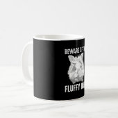 Funny Fluffy One Lionhead Bunny Rabbit Lover Kaffeetasse (Vorderseite Links)