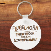 Funny Flugelhorn Schlüsselanhänger (Vorderseite)