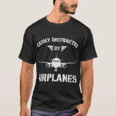 Funny Flugzeug Flying Design für Pilot & Flieger T-Shirt (Vorderseite)