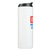 Funny flute music instrument thermosbecher (Nach links gedreht)