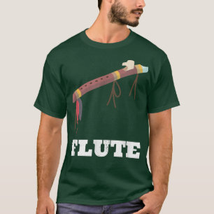 Funny Flutes Cooles Vintages Flute Musikinstrument T-Shirt