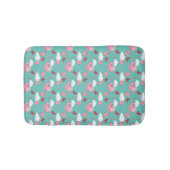 Funny Flying Pig Muster Badematte (Vorderseite)