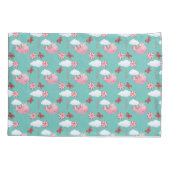 Funny Flying Pig Muster Kissenbezug (Rückseite)