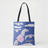 Funny Flying Pig Tasche (Vorderseite)