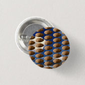 Funny Flying Potatoes Space Potato Photo Pinback Button (Vorne & Hinten)