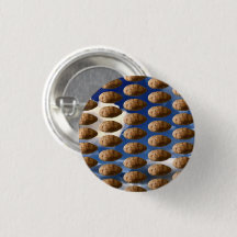 Funny Flying Potatoes Space Potato Photo Pinback