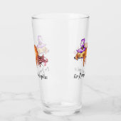 Funny Flying Sloth Hexenglas Glas (Links)