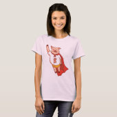 Funny Flying Super Pig T - Shirt (Vorne ganz)