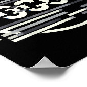 Funny Focus Spaß Funny Graphic Poster (Ecke)