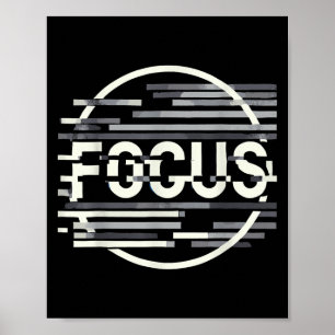 Funny Focus Spaß Funny Graphic Poster