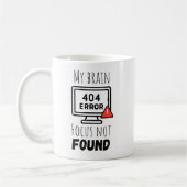 Funny Focus wurde nicht gefunden Kaffeetasse (Links)