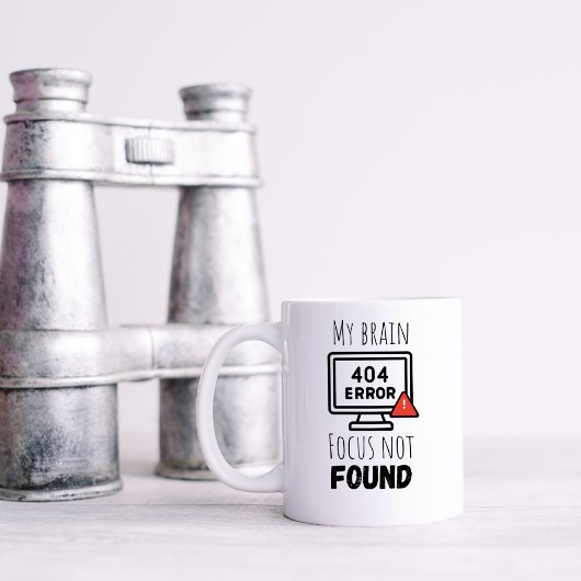 Funny Focus wurde nicht gefunden Kaffeetasse