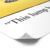 Funny "Foggy Bottom" Cartoon Poster (Ecke)