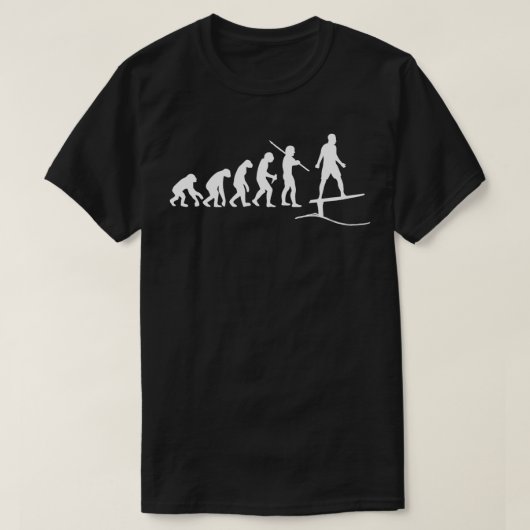 Funny Foils Surfen Boarding Evolution Wave Surf F T-Shirt (Design vorne)