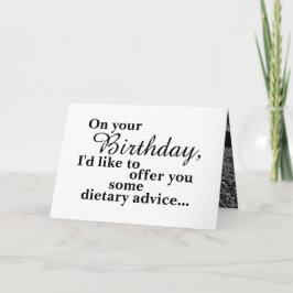 Funny Food Donut Doughnut Happy Birthday Karte