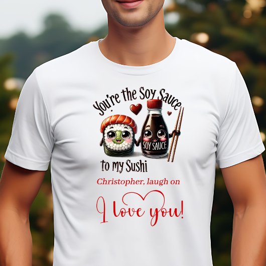 Funny Food Gift for Him Valentine Men T-Shirt