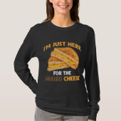 Funny Food Lover Feinschmecker Grillkäse Sandwich T-Shirt (Vorderseite)