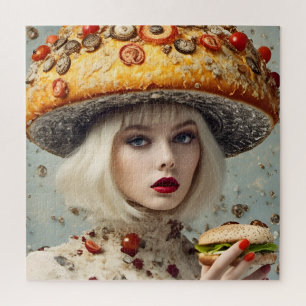 Funny Food Person Puzzle