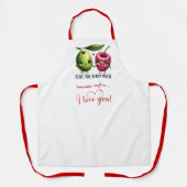 Funny Food Personalized Romantic Love Gift Apron Schürze (Vorderseite)