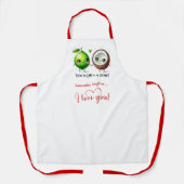 Funny Food Personalized Sweet Valentine Apron Schürze (Vorderseite)