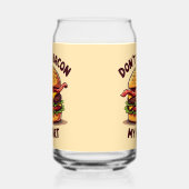 Funny Food Pub Bacon Lover Cheeseburger Design Dosenglas (Links)