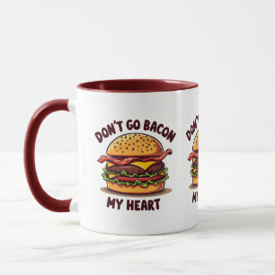 Funny Food Pub Bacon Lover Cheeseburger Design Tasse