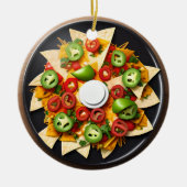 Funny Food Puff | Nacho Average Christmas Keramik Ornament (Vorne)