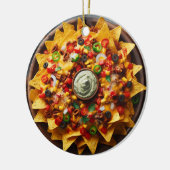 Funny Food Puff | Nacho Average Christmas Nachos Keramik Ornament (Links)