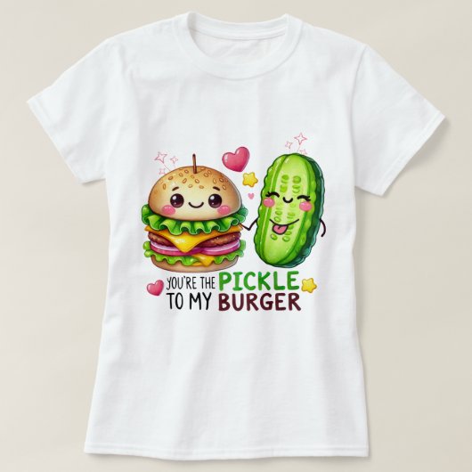 Funny Food Pun Valentines T - Shirt - "Du bist der (Design vorne)