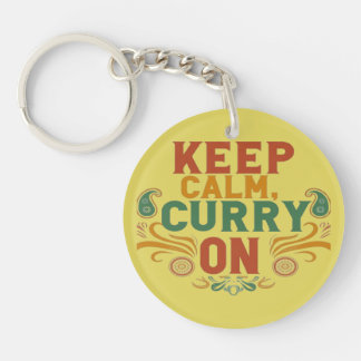 Funny Food - Schlüsselanhänger - Behalt Ruhe & Gew