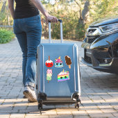 Funny food stickers aufkleber (Koffer Insitu)