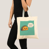 Funny Food Taco Joke Tote Bag Tragetasche (Vorderseite (Produkt))