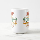 Funny Food Tasse - Behalt Ruhe & Gewürze auf (Mittel)