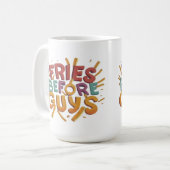 Funny Food Tasse - Fries vor Typ (Vorderseite Links)