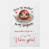 Funny Food Valentine Kitchen Towel Love Gift Geschirrtuch (Vertikal)