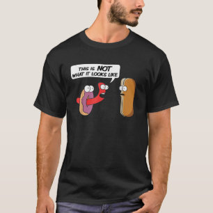 Funny Foods Hotdog Donut Das ist nicht, was es aus T-Shirt