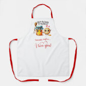Funny Foods Personalized Cute Love Gift Apron Schürze (Vorderseite)