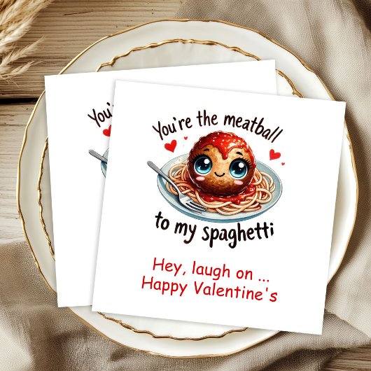 Funny Foods Personalized Cute Love Napkins Serviette
