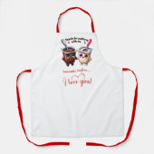 Funny Foods Personalized Gift for Husband Apron Schürze (Vorderseite)