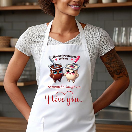 Funny Foods Personalized Gift for Husband Apron Schürze