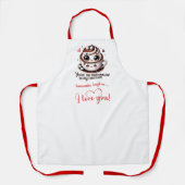 Funny Foods Personalized I Love You Gift Apron Schürze (Vorderseite)