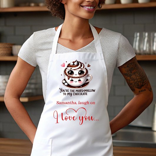 Funny Foods Personalized I Love You Gift Apron Schürze