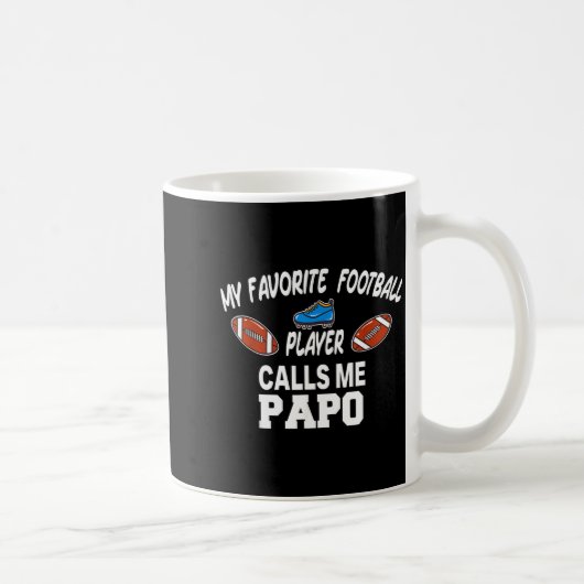 Funny Football Dad Pride Pa Fan Srts Family Kaffeetasse (Rechts)